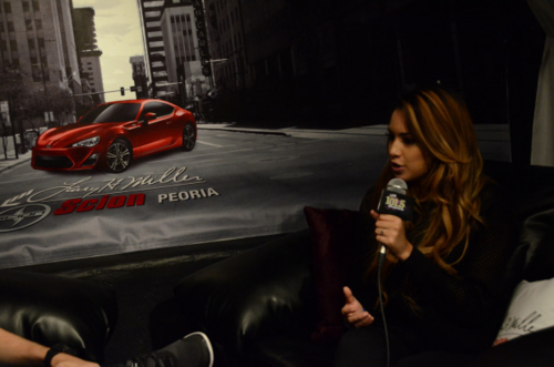 villegas-news:  Pictures of Jasmine’s live interview at 101.5