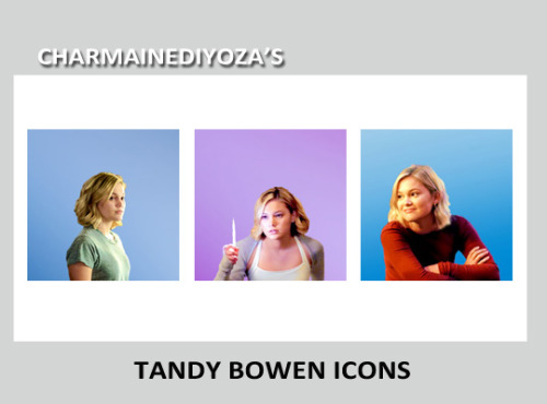 charmainediyoza: 13 Tandy Bowen icons in blue and purple - Requested by anonymous 200 x 200 icons re