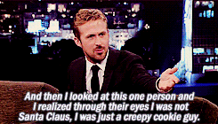 fuckyeahmcgosling:  “Who is this guy? What happened to the girl scouts? Why does he have all the cookies?” [x] 