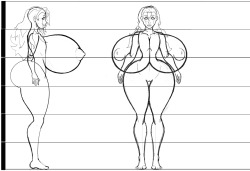 ryu-machinae:  Chelsea Refference, now with a more natural shape. Which do you prefer? I think my ideal is going for weighted but full look, but its hard to balance with the perk levels id want too lol.
