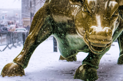 newyorkcityfeelings:  The Bull under the