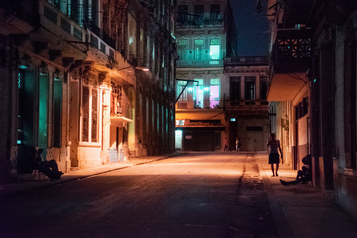 Cuba - Old Havana at night..,.
-