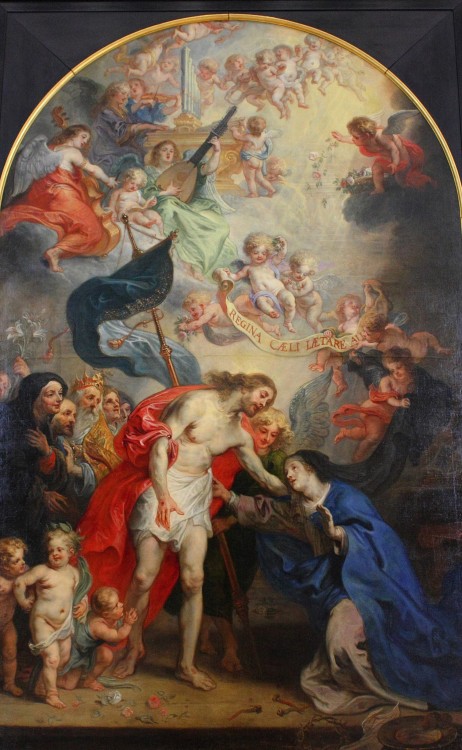 theraccolta:The Resurrected Christ Appears to His Mother - Theodoor van Thulden