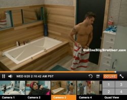 bigbrotherspoilers:  CODY bare back #bb16 