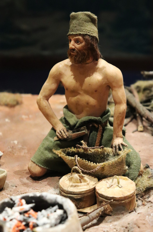 Model reconstruction of Iron Age metalworking, Doncaster Museum and Art Gallery, 10.12.17.