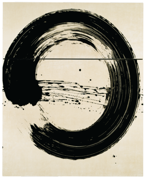 vjeranski:  FABIENNE VERDIER Cercle blanc I, 2007Serie: “Silencieuse Coïncidence”Ink, pigments and v