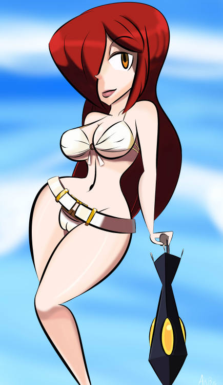 atomictiki:  atomickingboo:  Yep, First time drawing Parasoul from Skullgirls.   Looks really good, I like the shading!  ;9