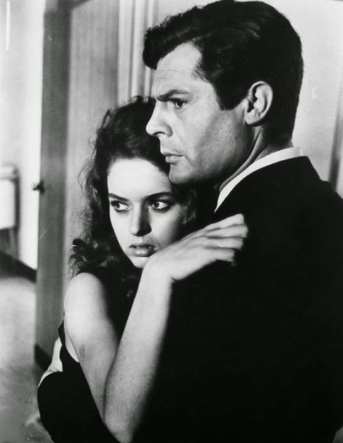 Maria Pia Luzi and Marcello Mastroianni in “La Notte” (1961)