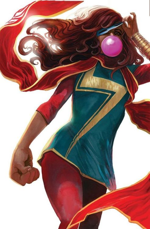 league-of-extraordinarycomics: Ms. Marvel by Stephanie Hans