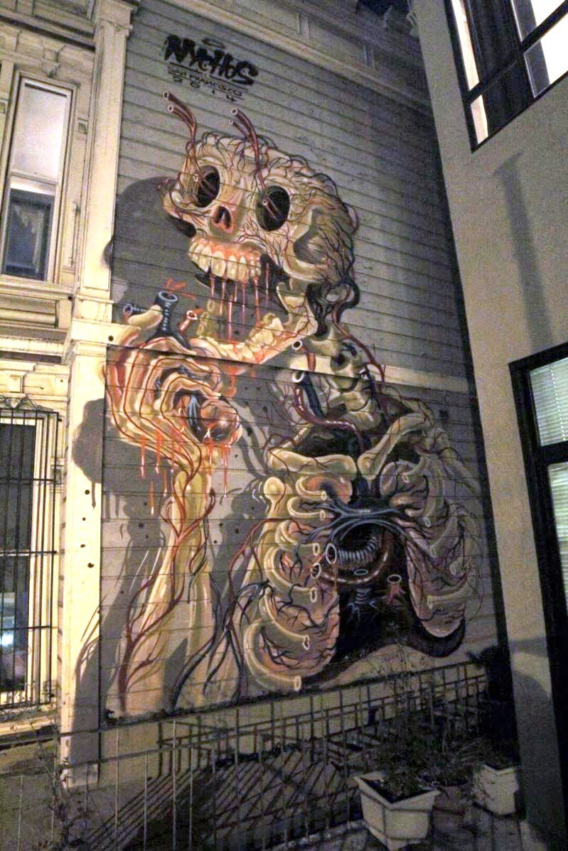 New mural by Nychos