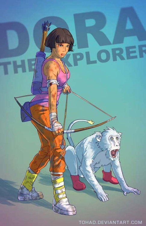 browsethestacks:Adult Dora The Explorer by Tohad