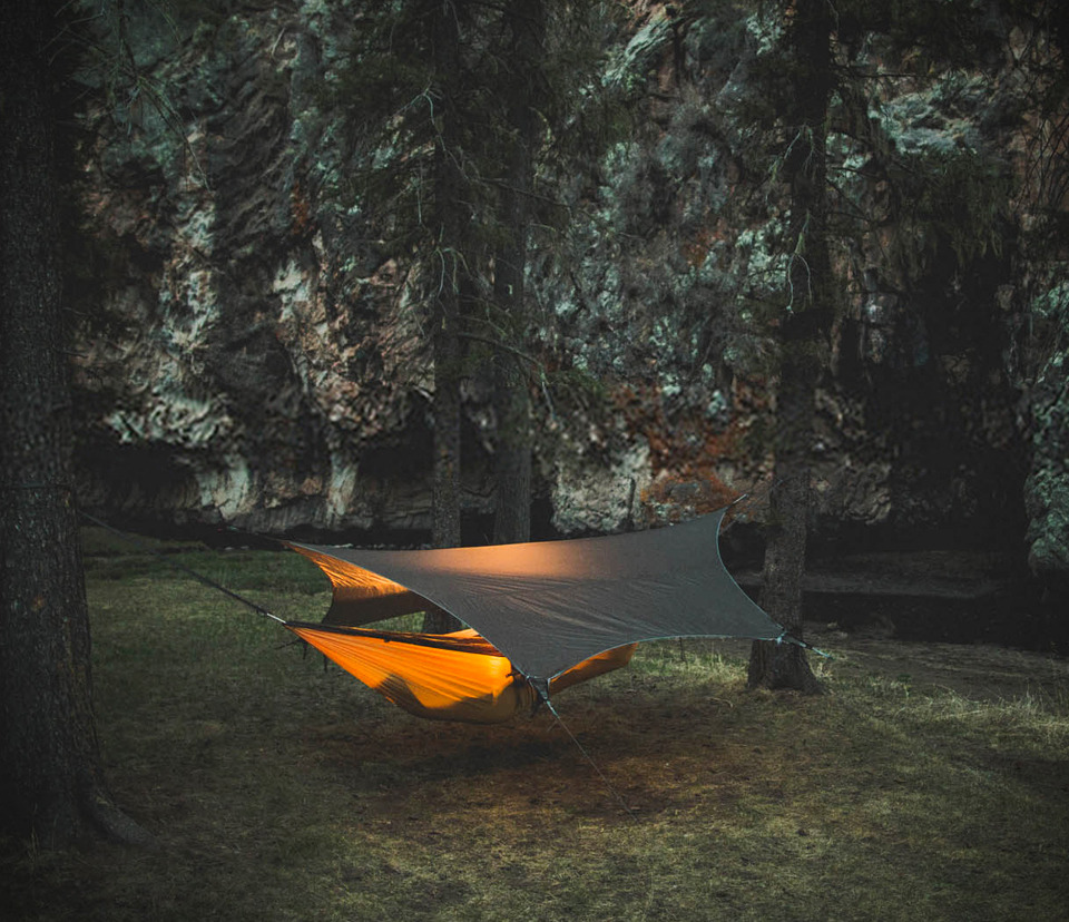 mikeshouts:  KAMMOK Glider Weather Relief Shelter with integrated rainwater retention