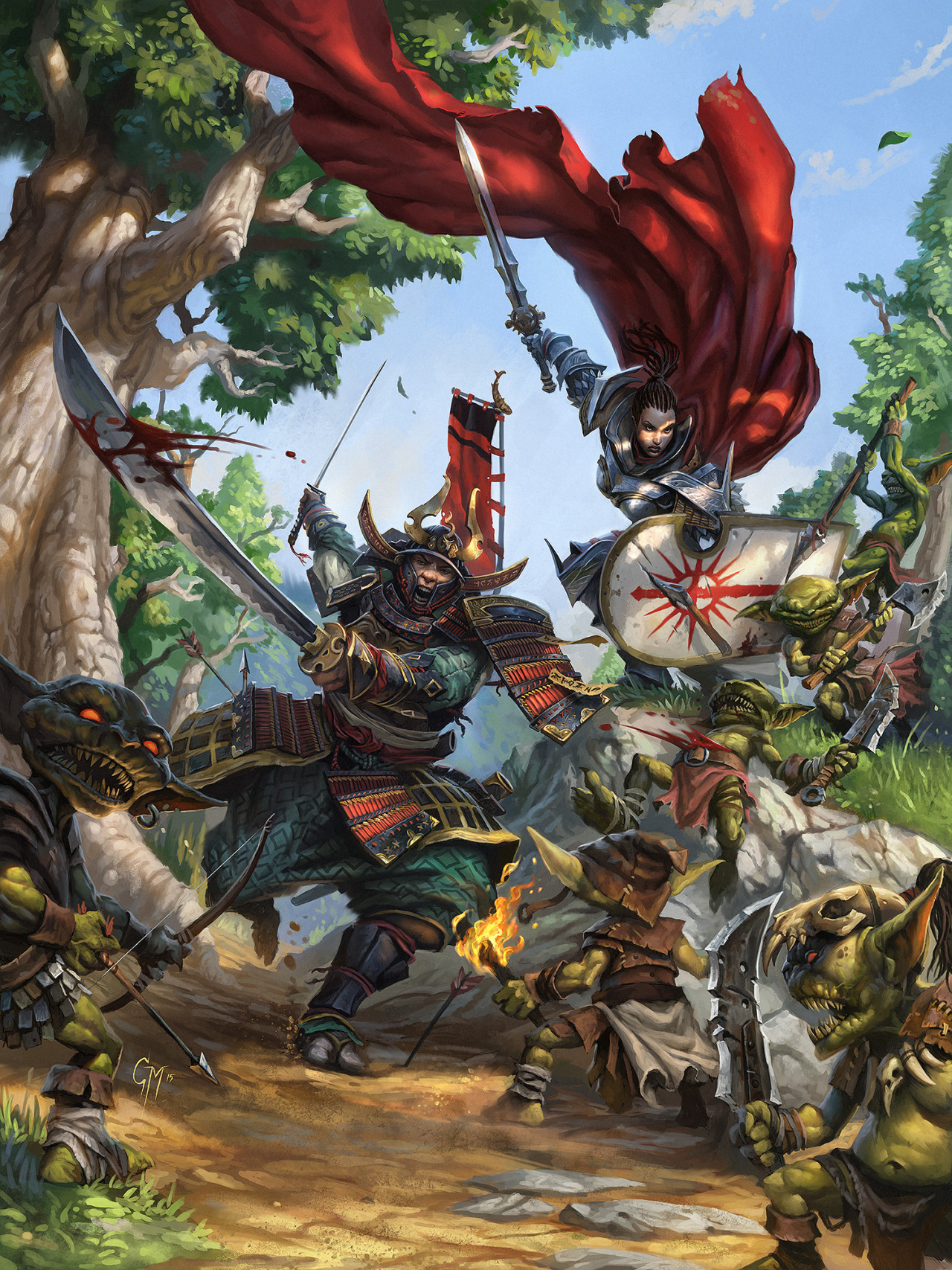 pathfinderartview:  Pathfinder Player Companion Armor Master’s HandbookCover by