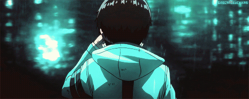 ginozanobuchikas:  TokyoGhoul || 01x02 || 01x08 || 02x05 ↳ Kaneki Ken doing  that thing.  