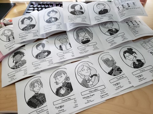 feelkindadizzy:happylinlin00:FE3H POCKET GUIDES AS DRAWN AND COMPILED BY BYLETH’S VERY OWN HANDS!! e