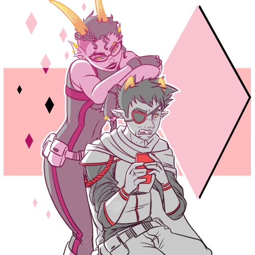 deunan403:Karkat <> MeenahHS Ship Roulette Comm for @myehaw​