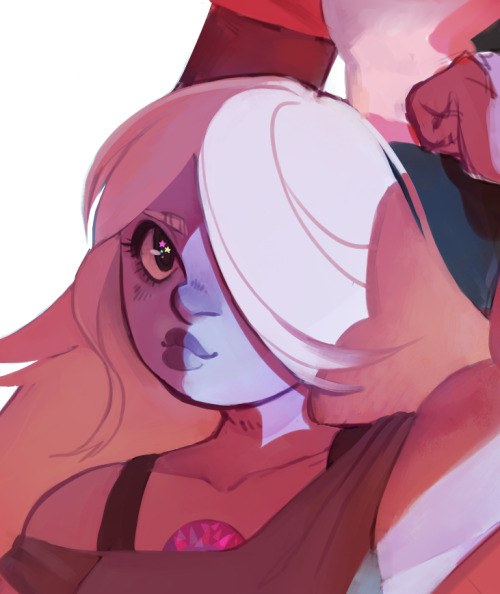 chartot:  Another potential print! I finished watching through steven universe just recently, and i just had to paint these three :V