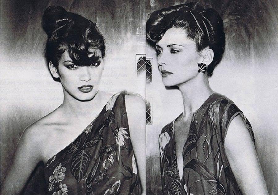 giarchives: Gia Carangi and Regine Jaffrey photographed by Chris von Wangenheim for