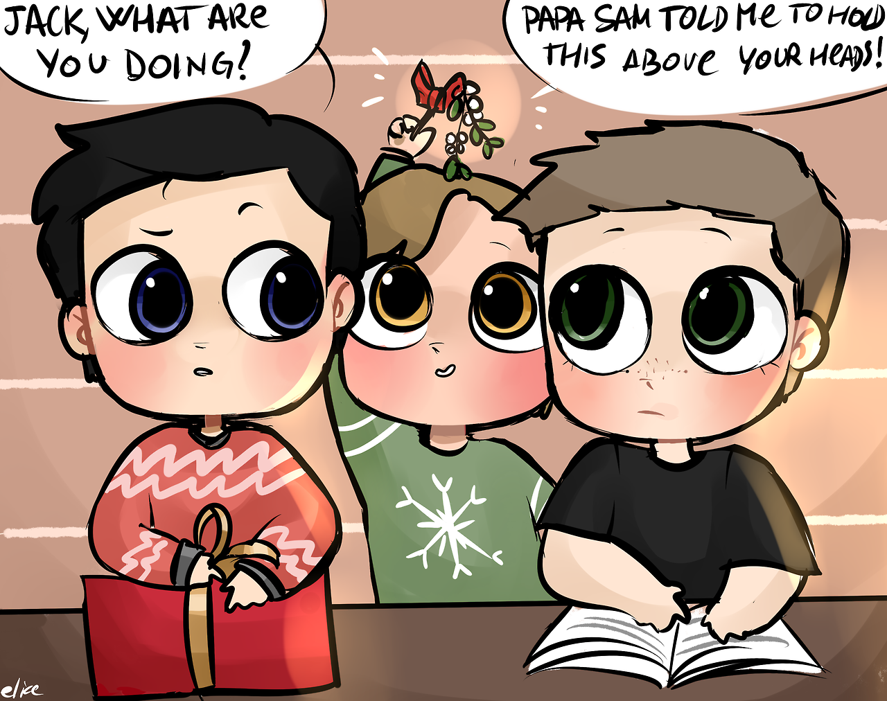 elicedraws:  merry christmas!(or any other holidays you celebrate!)