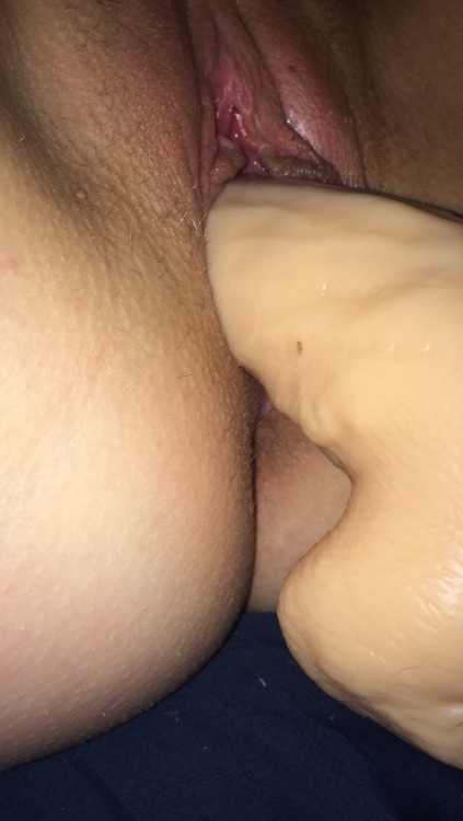 daddys-soft-kitten: Stretched out my tiny pussy