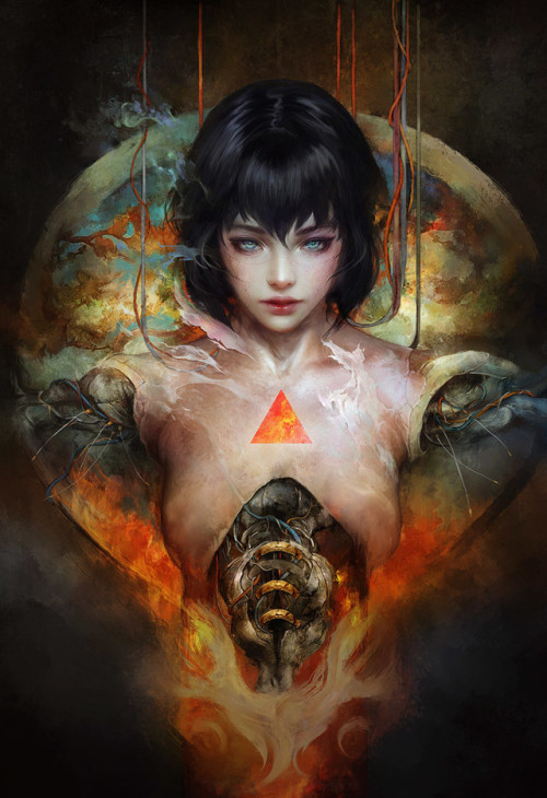 thecollectibles:   Ghost in the shell by  Ignatius Tan  