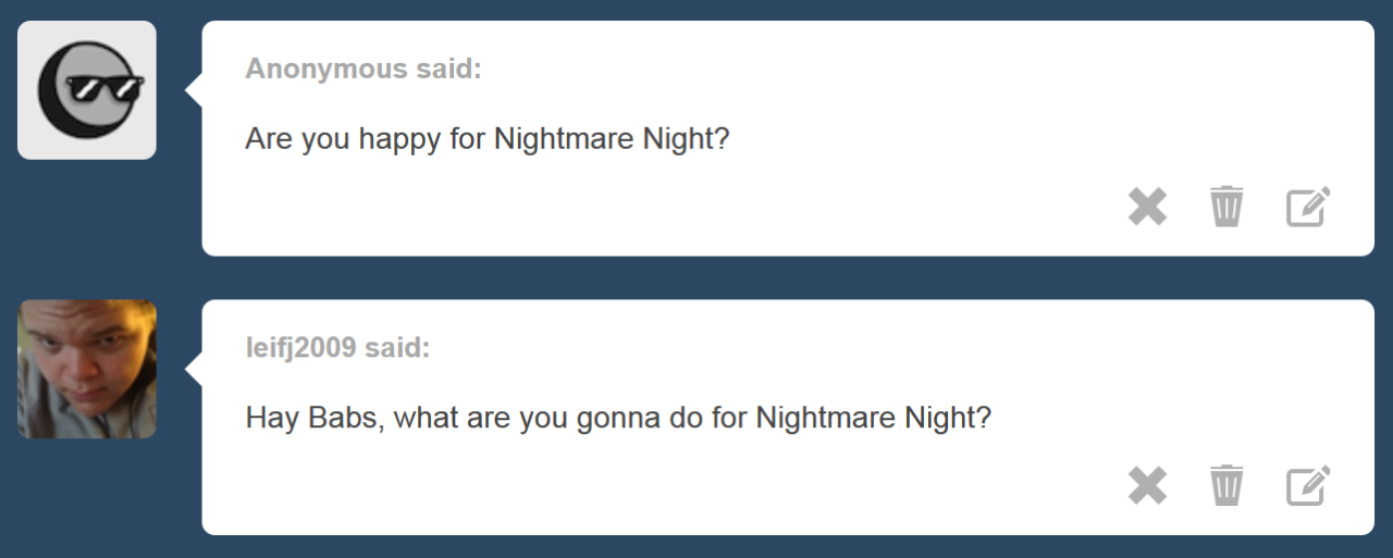 askmanehattanbabs:  If you don’t, be prepared! From our pranks you won’t be spared!