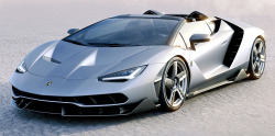 carsthatnevermadeitetc:  Lamborghini Centenario Roadster, 2017.Â Lamborghini has unveiled the open version of its latest one-off creation at 2016 Monterey Car Week in CaliforniaÂ 