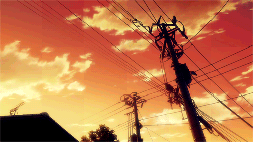 sunset water eau sea meer mer paysage landscape gif anime animated animation  image fond background summer ete sunset  water  eau  sea  meer  mer   paysage  landscape 