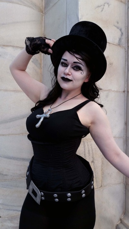 “You get what anyone gets. You get a lifetime.”My Death cosplay from Neil Gaiman’s Sandman! This is 