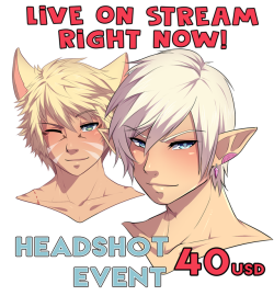 I’m making a headshot comissions event