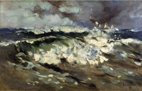 Karl Hagemeister, Waves, 1915. Oil on canvas. © Photo: Nationalgalerie der Staatlichen Museen zu Ber