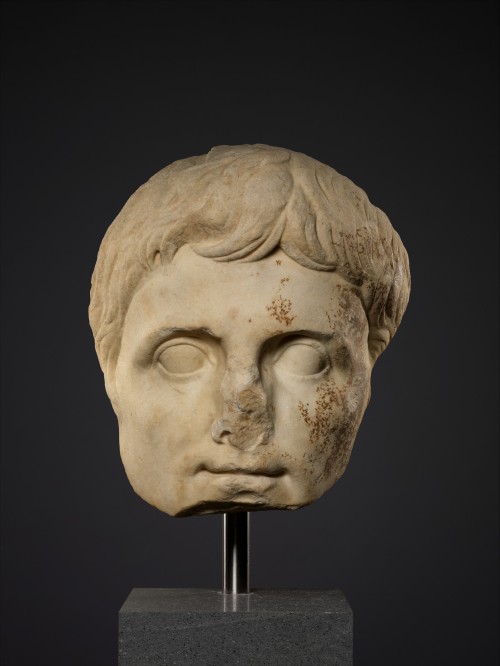 Colossal marble head of the emperor Augustus Roman, Early Imperial Period, c. A.D. 14-30Metropolitan