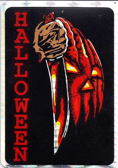 lifesimpermanence:  80’s horror prism stickers. I remember these from Wizard Arcade