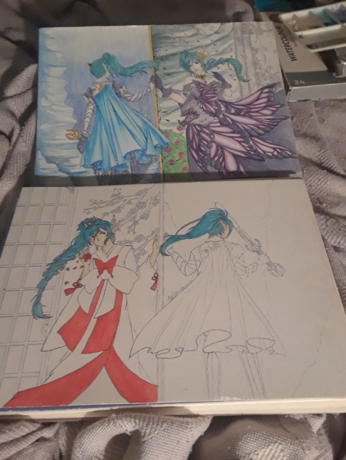 An In-progress Pic Of The Cover Illustration For "The Falling Light", The Birthright Branch Of My FE: