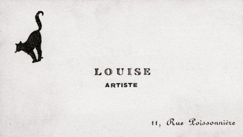 Calling cards of Parisian Prostitutes1925-35