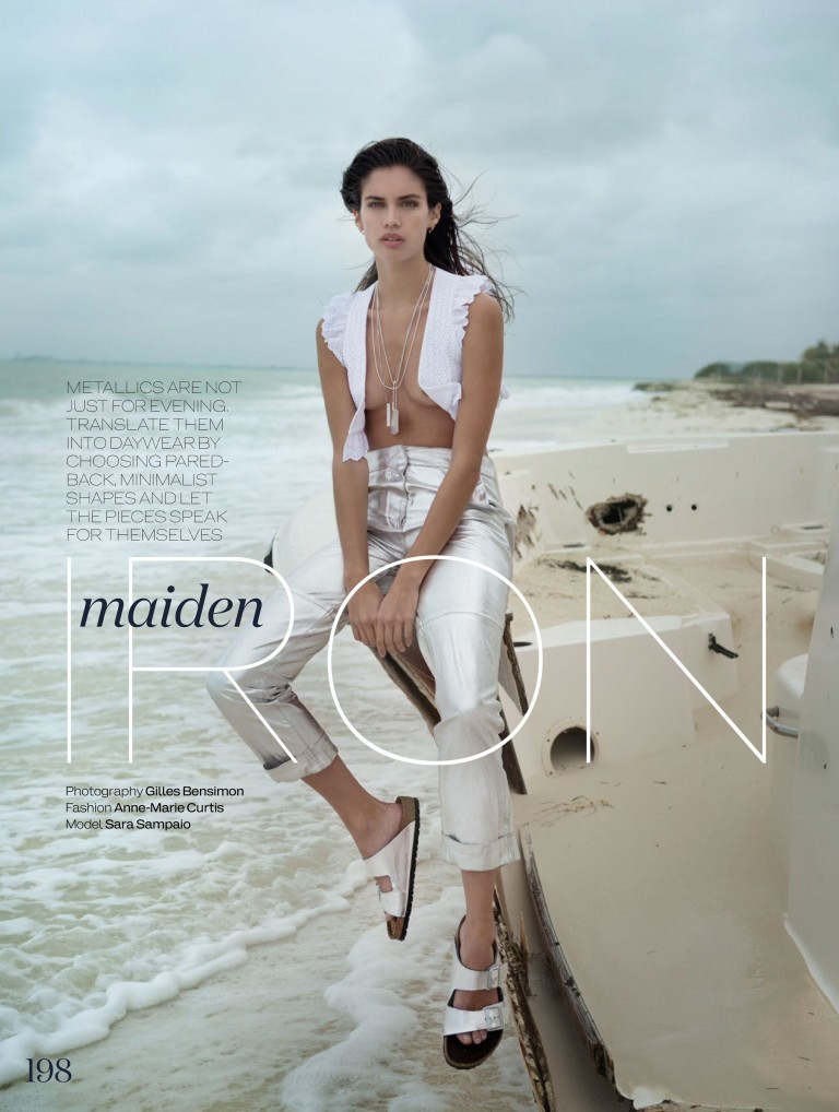 celebritiesuncensored:  Sara Sampaio for Elle Magazine UK