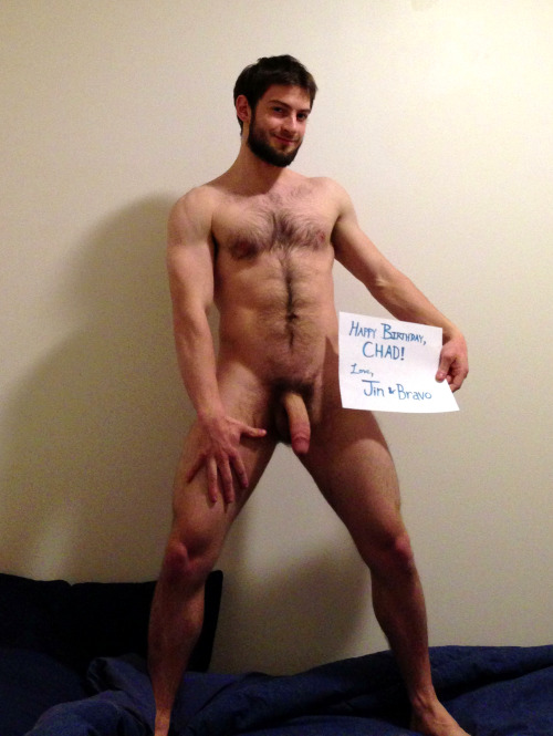 edu-dudu:  bravodelta9:  Today was Chad Hunter’s birthday and my friend Jin wanted to give me to him as a gift. This was the next best thing.  gay pornstar Bravo Delta! ♥