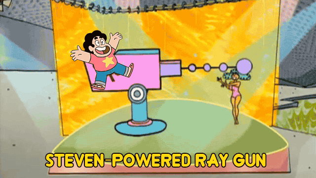 fakesuepisodes:  Who needs the power of friendship when you can have a Steven-Powered