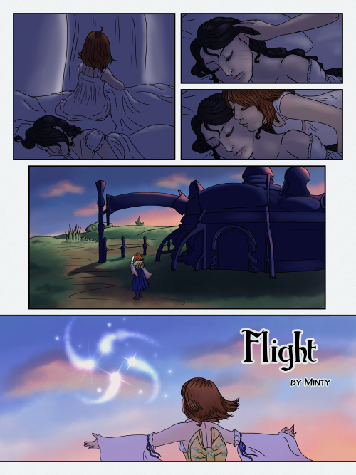 guardian-sidequests:FlightThis is a short one-shot comic I’ve been working on for some time, and I’m