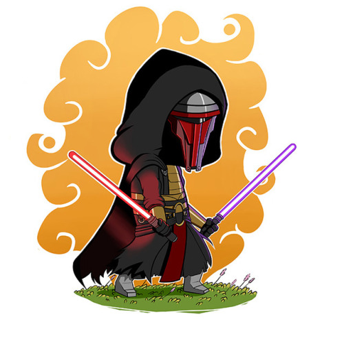 dismischief: Knights of the Old Republic are great games with even greater villains. Here are a few of my favorites from a Star Wars tale of epic proportions. They of course have been chibified for maximum cuteness.