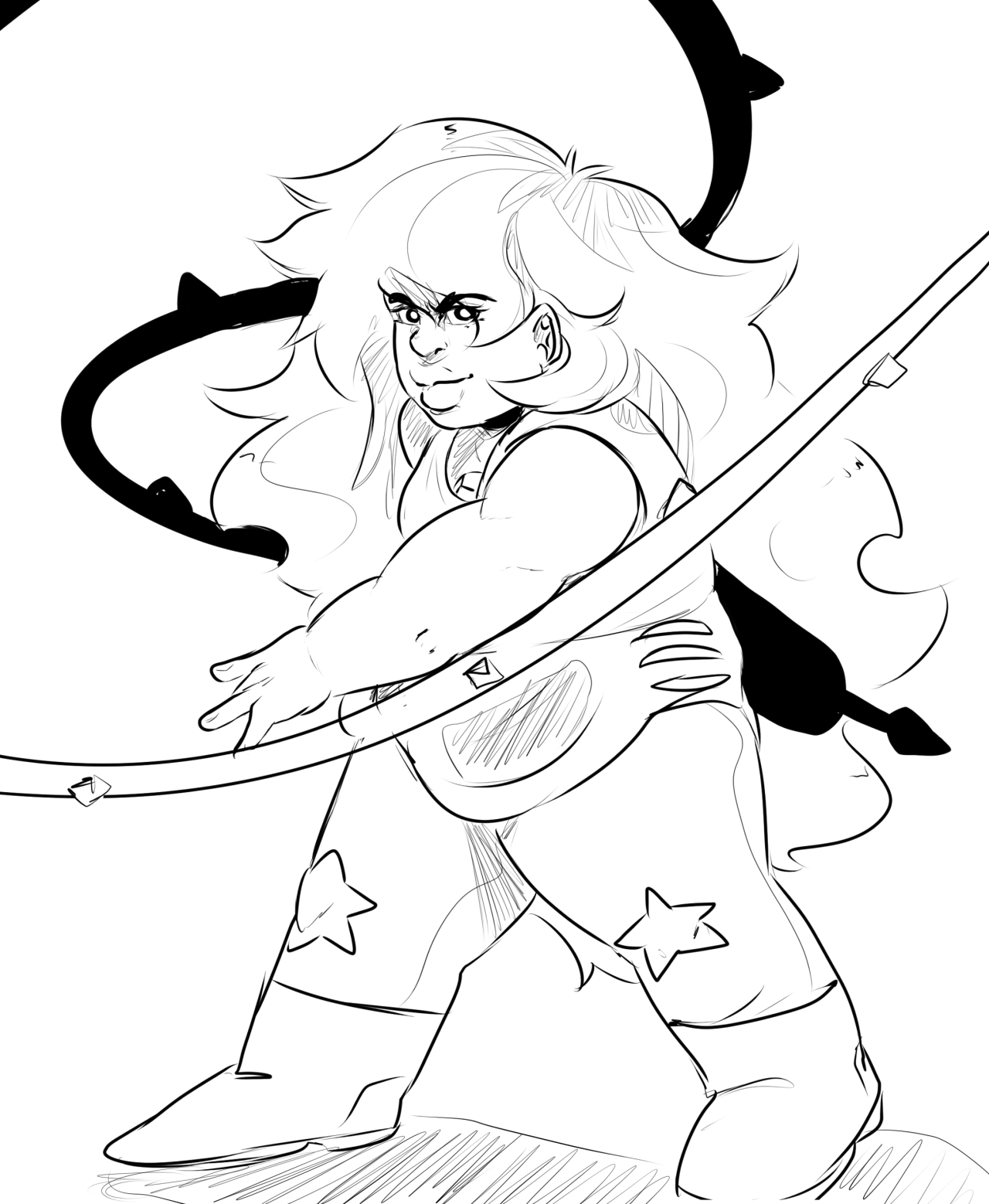 jen-iii:  Amethyst sketch 
