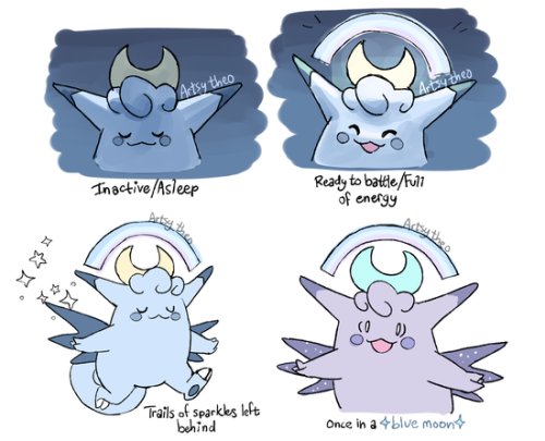 artsy-theo:Some more details on Alolan Clefable!