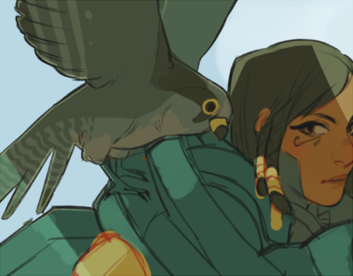 knitbone: preview/wip of my contribution to the @overwatchzine ! I’m so happy to be part of th