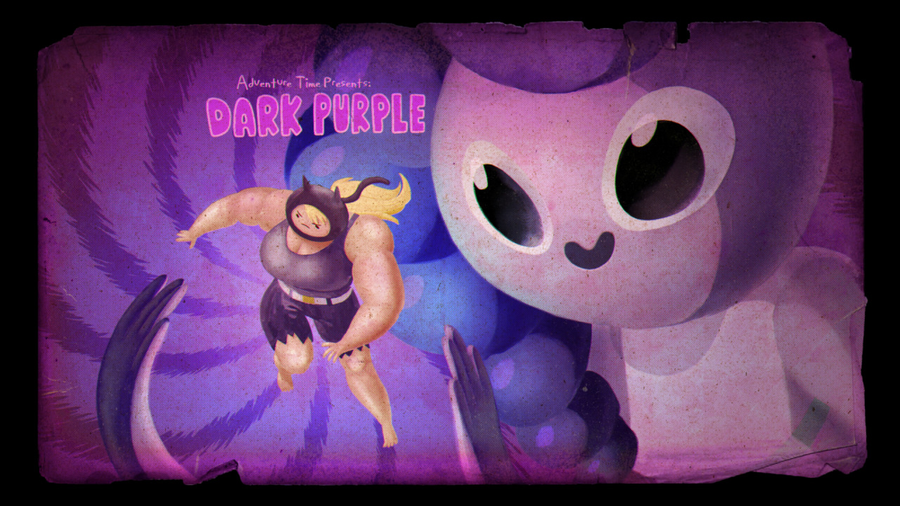 Dark Purple - title carddesigned by Sloane Leong painted by Nick Jennings premieres Thursday, February