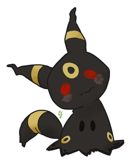 creeper-crayon: Part 2 of my mimikyu collection.  I had a lot of fun making all of these and I&