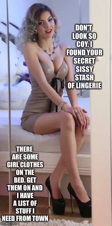 cumlovingsissy2:  Yes Mistress  Can&rsquo;t wait