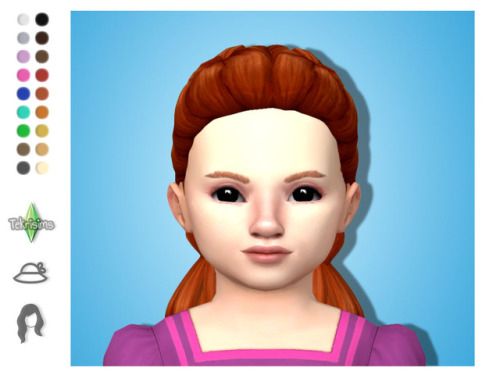 Katie; Thicc Double Dutch braids. All ages, with &amp; without bangs! Download -&gt;『Si