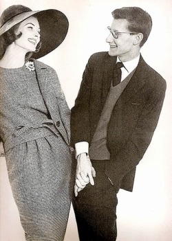 Suzy Parker and Yves Saint Laurent, photo: