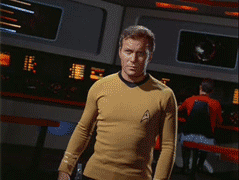 insertmultifandomurlhere:  Star Trek TOS vs Star Trek (2009) Kirk, Spock, Bones and Scotty.