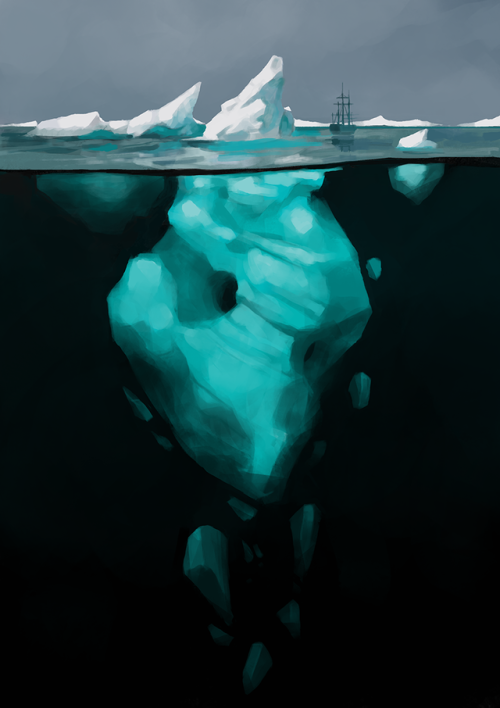 wehavekookies:The Void. Some notes and ideas on how the underwater Void might look / feel like. For 